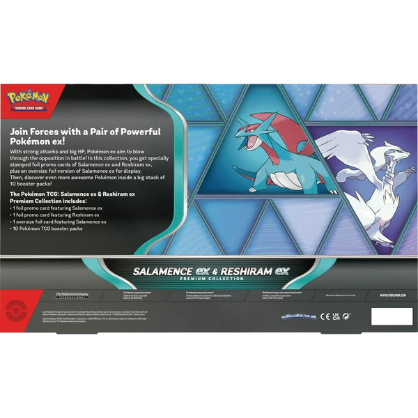 Pokemon TCG Salamence EX & Reshiram EX Premium Collection Box