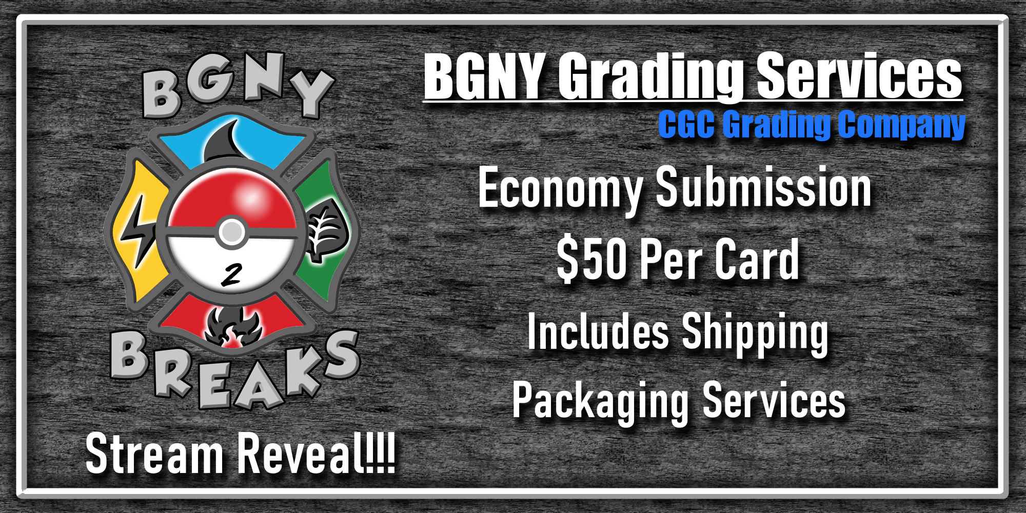 CGC Economy Grading BGNY BREAKS CGC Economy Grading BGNY BREAKS