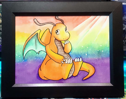 FOSSIL DRAGONITE PRINT